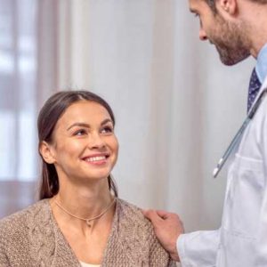 health check-up with physician